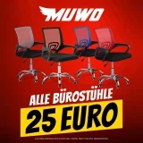 MUWO Director Büro Drehstuhl (4 Farben)