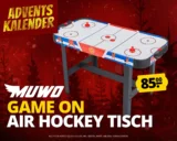 MUWO Game On Air Hockey Tisch (122x61x79 cm) ab 80,00 € inkl. Versand