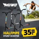 MUWO Halfpipe Stunt Scooter (4 Farben)
