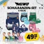 MUWO Kinder Schulranzen Set 5-teilig (9 Styles) für 54,94 € inkl. Versand