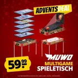 MUWO Masterplay 12-in-1 Multigame Spieletisch ab 56,48 € inkl. Versand