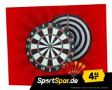 MUWO doppelseitige Dartscheibe mit 6 Pfeilen Set für 4,44 € zzgl. 4,95 inkl. Versand