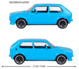 Majorette – Vintage Auto – VW Golf MK1 Spielzeugauto, Maßstab 1:64 für 2,49 € inkl. Prime Versand (statt 4,29 €)