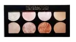 Makeup Revolution, Ultra Blush Palette, Golden Sugar, 8 Farbtöne
