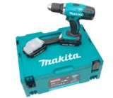 Makita Akku-Bohrschrauber  max. 1300 U/min, (Komplett-Set, 5-tlg), 18 V, inkl. 2 Akkus & Ladegerät und MAKPAC Gr.2 für 185,94€