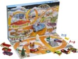 Mattel Hot Wheels Adventskalender (8 Hot Wheels Spielzeugautos mit Feiertagsmotiven und diversem Zubehör mit Spielmatte, Geschenk & Spielzeug) – für 9,49 € inkl. Prime-Versand (statt 17,49 €)