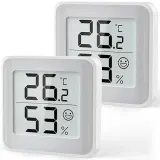 MeesMeek Hygrometer Feuchtigkeitssensor (2 Stück) für 4,99 € inkl. Prime-Versand (statt 10,00 €)