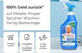 Gratis Testen 🧼✨Meister Proper Sprühen-Wischen-Fertig Badreiniger [GzG]
