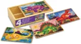 Melissa & Doug Holzpuzzle Dino Motive für 5,65 € inkl. Prime-Versand