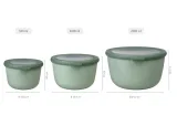 Mepal Multischale Cirqula Round Set (3-teilig, 500 ml, 1000 ml & 2000 ml)