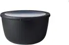 Mepal – Multi Bowl Cirqula Round – Vorratsdose mit Deckel – Geeignet als Luftdichte Aufbewahrungsbox für den Kühlschrank Mikrowellengeschirr & als Frischhaltedosen – 3000 ml – Nordic Black für 10,50 € inkl. Prime-Versand (statt 13,99 €)
