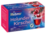 Meßmer Holunder-Kirsche | 20 Teebeutel ab 1,79 € inkl. Prime-Versand (statt 2,35 €)