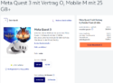 Meta Quest 3 mit Asgard’s Wrath 2 + o2 Mobile M mit 25 GB+ 5G für 39,99 € / Monat + 23,99 € einmalig