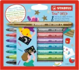 Metallic-Filzstift mit robuster XL-Spitze – STABILO Trio DECO – 8er Pack – mit 8 verschiedenen Farben für 6,59 € inkl. Prime-Versand (statt 8,51 €)