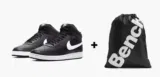 NIKE Mid Cut Court Vision Sneaker (Gr. 40 bis 49 1/2) + Bench Turnbeutel – für 39,98 € inkl. Versand statt 64,98 €