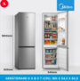 Midea MERB276FGE02 Kühl-/Gefrierkombination/180 cm für 299,00 € (Prime) statt  429,00 €