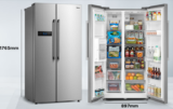 Midea MERS530FGD02 Side-by-Side Kühl-/Gefrierkombination für nur 658,90€ inkl. Lieferung