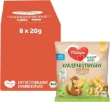 Milupa Entdeckerbande Knusperstangen Kichererbse 8er Pack (8x20g)