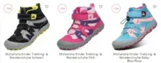 Mishansha Kinder Trekking- & Wanderschuhe (3 Farben, Gr. 24 bis 36) für 17,94 € inkl. Versand