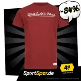Mitchell & Ness Script Herren T-Shirt (Größe S & M) für 4,44 € zzgl. 3,95 € Versand