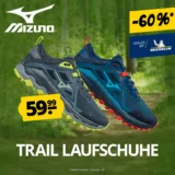 🏃‍♂️ Mizuno Wave Mujin 8 Michelin Trail Herren Laufschuhe + Füllartikel (2 Farben, Gr. 40,5 bis 46,5) ab 55,78 € inkl. Versand