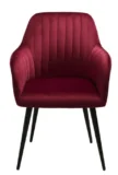 Modern Living Stuhl aus Samt in Magenta oder Grau für je 54,88 € inkl. Versand (statt 75,85 €)