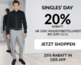 Modivo Singles‘ Day: Bis zu 25 % Rabatt auf fast alles (100 € MBW)