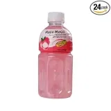 Mogu Mogu Lychee Flavoured Drink with NATA de Coco (24x320ml) ab 16,69 € inkl. Prime-Versand zzgl. Pfand (statt 35,76 €)