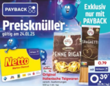 Netto: Eigenmarke Mondo Italiano Pasta / Nudeln 500g für nur 0,39 € dank Payback!