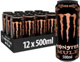 Monster Energy Mule koffeinhaltiger Energy Drink mit würzig-süßem Ingwer-Geschmack 12er Pack (12 x 500 ml) ab 11,69 € inkl. Prime-Versand