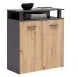 Mömax Kommode Montana Anthrazit/Eiche Artisan (78/90/38 cm) ab 63,96 € Abholung (statt 99,99 €)
