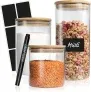Moritz & Moritz 3x Vorratsgläser mit Deckel Set 500ml 750ml 1500ml Als Aufbewahrungsgläser Küche für 9,49 € inkl. Prime-Versand (statt 17,99 €)
