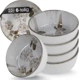 Moritz & Moritz BLOSSOM Müslischalen Porzellan 6er Pack (610ml Volumen) für 25,49 € inkl. Prime-Versand