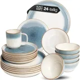 Moritz & Moritz TARENTO (24-tlg. Geschirrset 6 Personen Blau) für 49,99 € inkl. Versand (statt 69,99 €)
