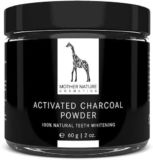 [Exklusiv] Mother Nature Cosmetics Aktivkohle Pulver zur Zahnaufhellung & Zahnreinigung für 8,25 € inkl. Prime-Versand