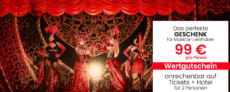 💃🎪Moulin Rouge Musical + Übernachtung in Köln inkl. Frühstück ab 99 € pro Person