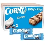 Müsliriegel Corny Classic Cocos (100x25g) ab 19,00 € inkl. Prime-Versand (statt 38,17 €)