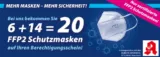 FFP 2 Masken 20 Stück anstatt 6 mit Berechtigungsschein 😷