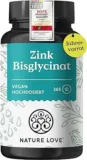 NATURE LOVE Zink Bisglycinat (365 Tabletten) ab 14,43 € inkl. Prime-Versand