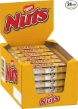 Nestlé NUTS Haselnuss Schokoriegel mit Karamellfüllung 24er Pack (24x42g)