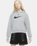 NIKE Damen Kapuzensweat Swoosh DK GREY HEATHER/BLACK S (0194499249986) für 28,94 € inkl. Versand