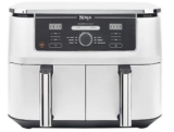 NINJA AF400EUWH Foodi Max Dual Zone Heissluftfritteuse 2470 Watt in Weiß