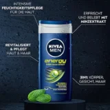 4x NIVEA MEN Energy Duschgel 250 ml