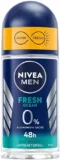 4 x NIVEA MEN Fresh Ocean Deo Roll-On (4x 50 ml)