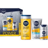 NIVEA MEN Power Active Trio Geschenkset für 8,40 € inkl. Prime-Versand