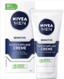 Nivea Men Sensitive Gesichtspflege Creme (1 x 75 ml) ab 3,56 € inkl. Prime-Versand