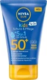 4x NIVEA SUN Kids Schutz & Pflege To Go LSF Sonnencreme 50+ (50ml)