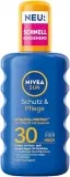 NIVEA SUN Schutz & Pflege Sonnenspray LSF 30 wasserfestes Sonnencreme Spray (200 ml) für 6,45 € inkl. Prime Versand