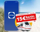 15,00 € DB eCoupon beim Kauf von Nivea Produkten im Wert von 5,00 €