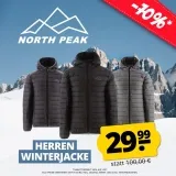 North Peak Steep Herren Winterjacke (3 Farben, Gr. S bis 2XL) für 34,94 € inkl. Versand